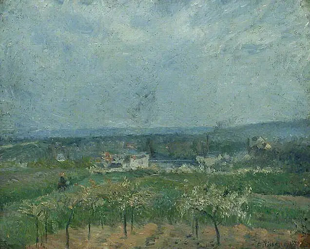 Landskab ved Pontoise - Camille Pissarro