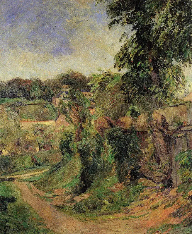 Landskab i Rouen - Paul Gauguin
