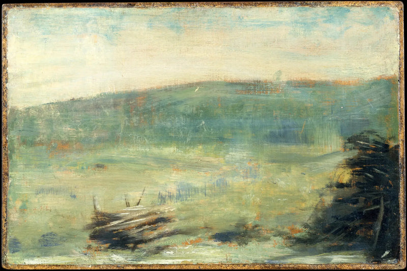 Landskab ved Saint-Ouen - Georges Seurat