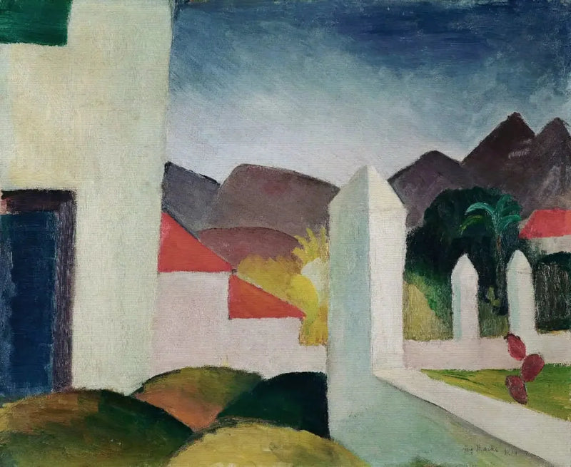 Afrikansk landskab - August Macke