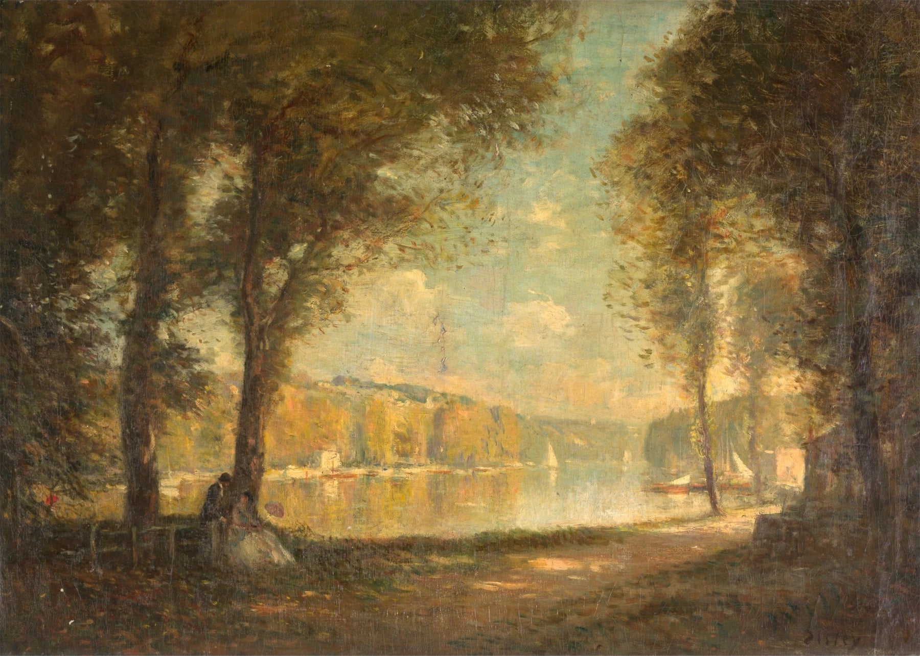 Paysage - Alfred Sisley