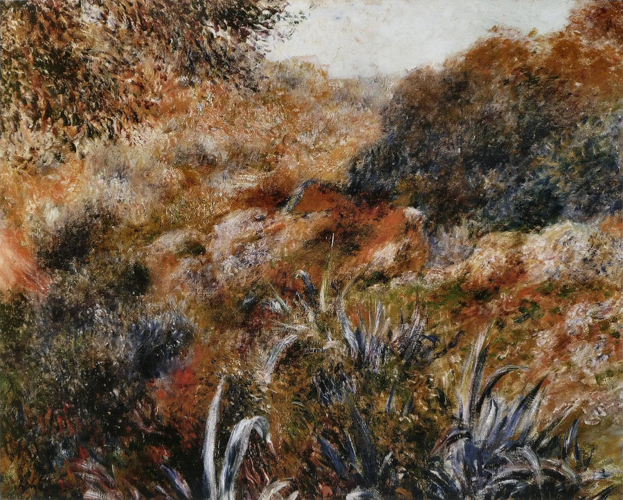 Algerisk landskab, kløften af den vilde kvinde - Pierre-Auguste Renoir