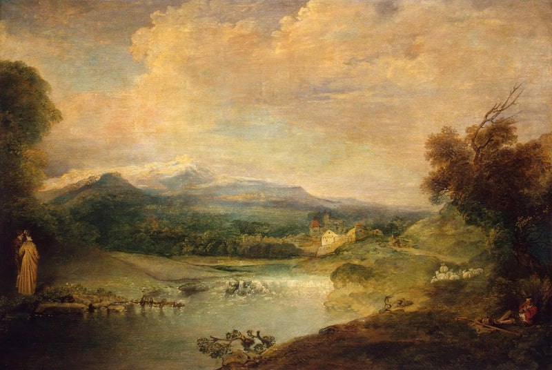 Landskab - Antoine Watteau