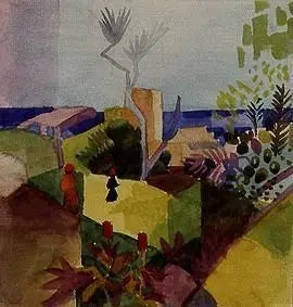 Landskab ved havet - August Macke