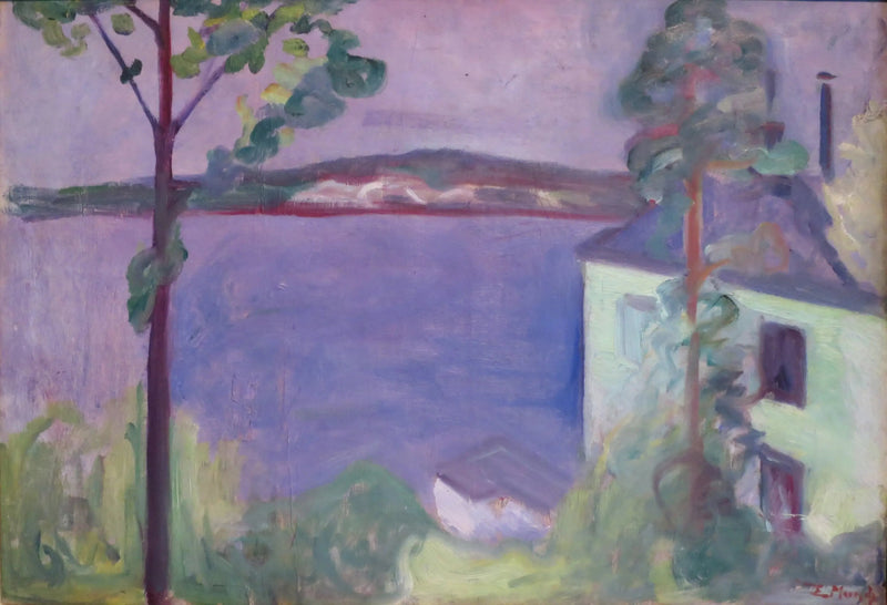 Måneskinslandskab - Edvard Munch