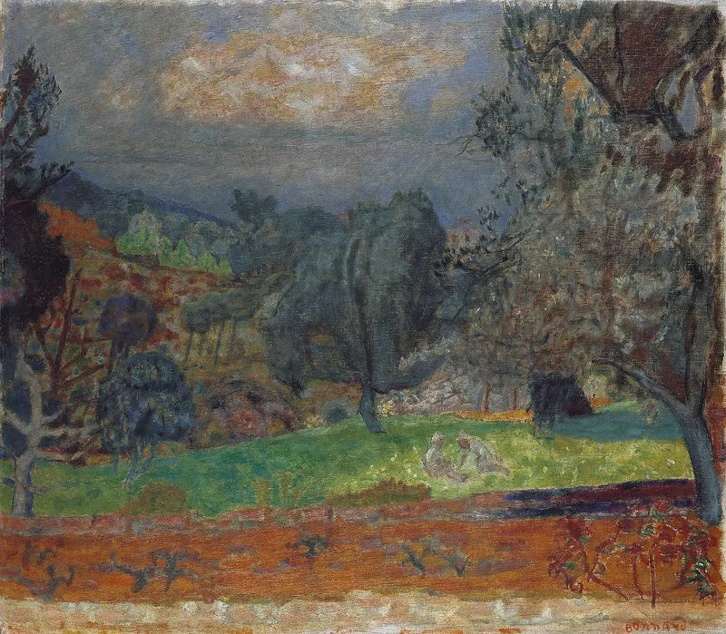Landskab ved solnedgang. Le Cannet - Pierre Bonnard