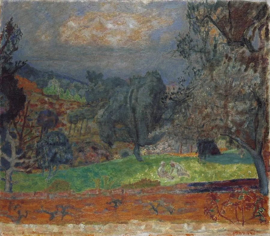 Landskab ved solnedgang. Le Cannet - Pierre Bonnard