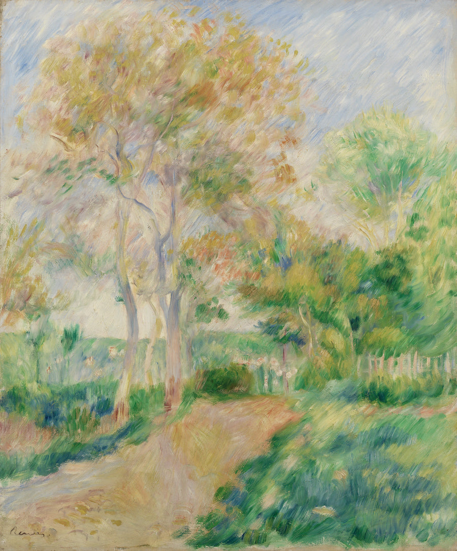 Efterårslandskab - Pierre-Auguste Renoir