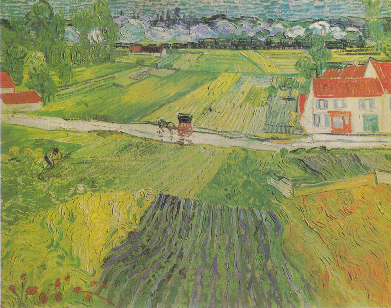 Landskab i Auvers efter regnen - Vincent van Gogh