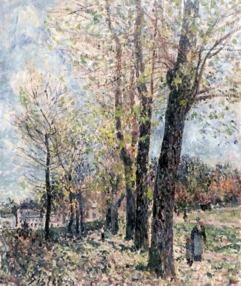 Landskab i nærheden af Moret - Alfred Sisley