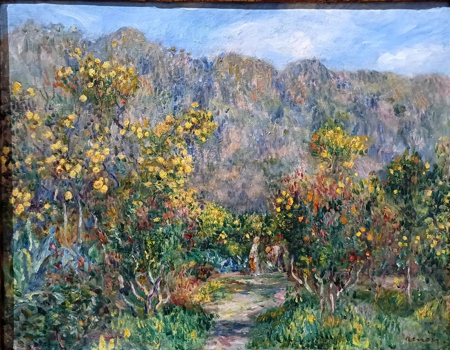 Landskab med mimosaer - Pierre-Auguste Renoir