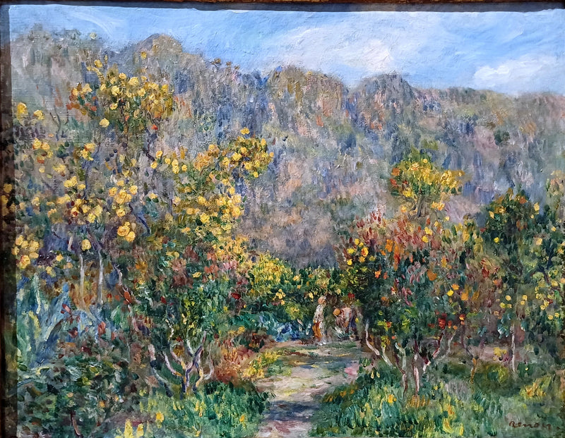 Landskab med mimosaer - Pierre-Auguste Renoir