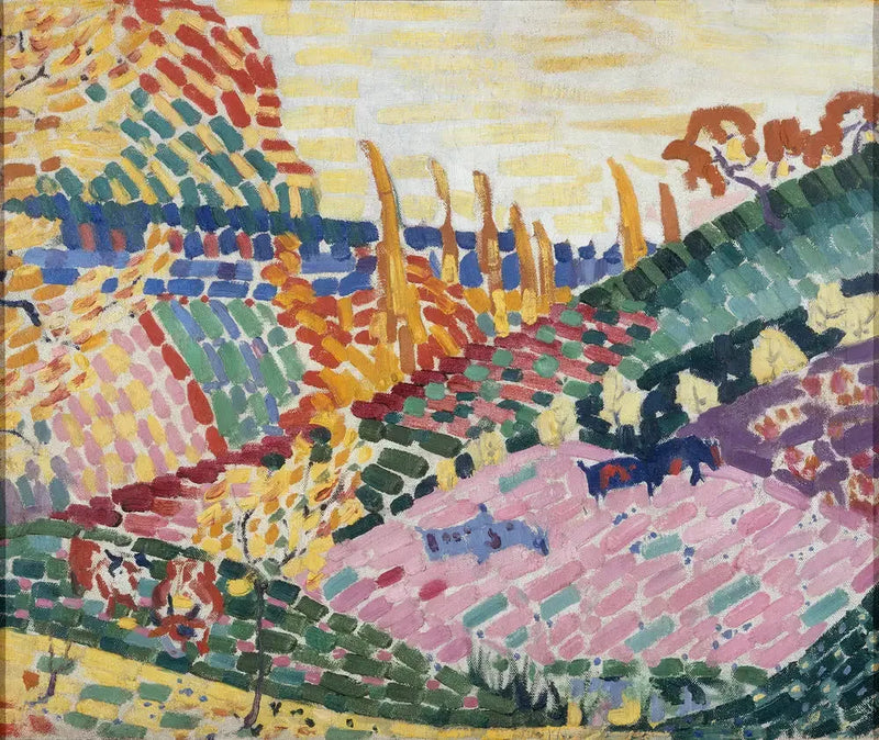 Landskab med køer - Robert Delaunay