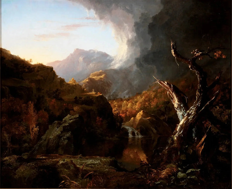 Landskab med dødt træ - Thomas Cole