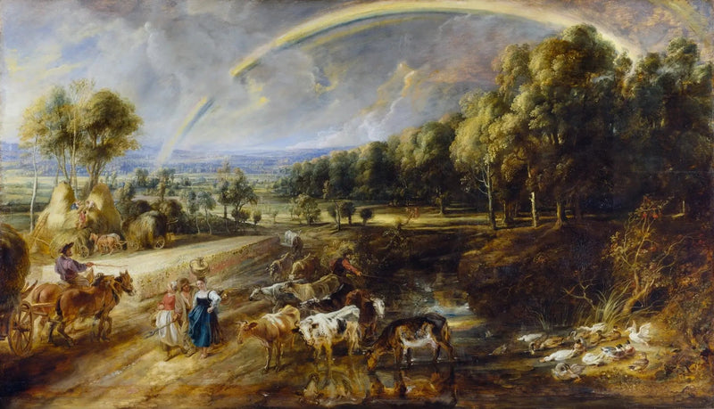 Landskab med regnbue - Peter Paul Rubens