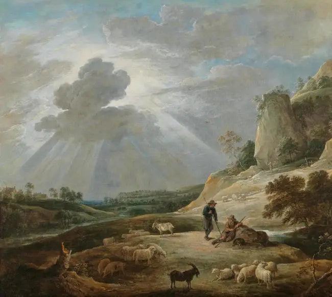 Landskab med hyrder og dyr - David Teniers den Yngre