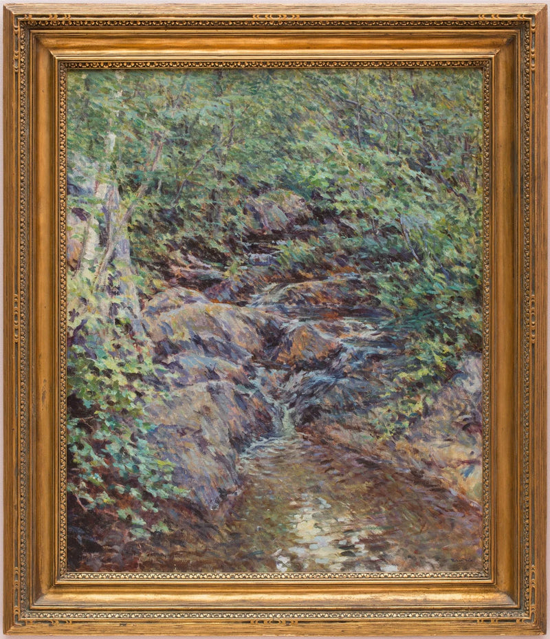 Landskab med vandfald - Robert Lewis Reid