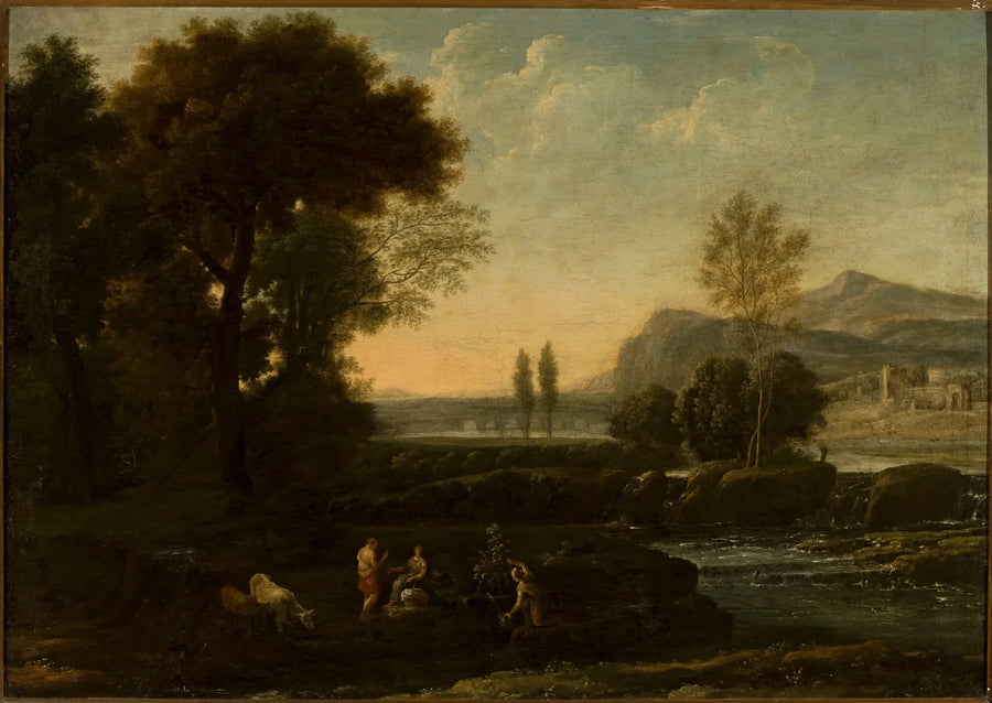 Landskab med hyrder - Claude Lorrain