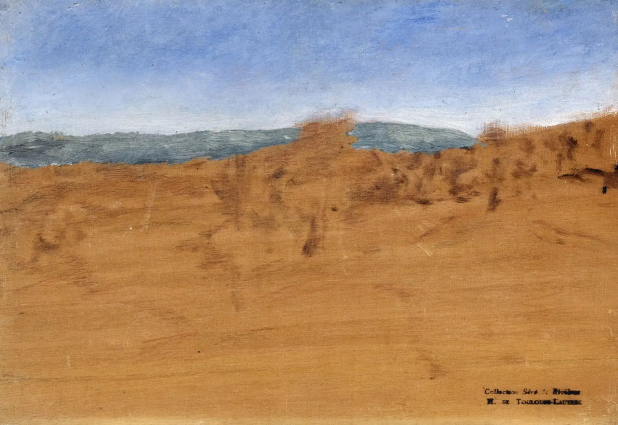 Landskab med klitter nær Arcachon - Henri de Toulouse-Lautrec