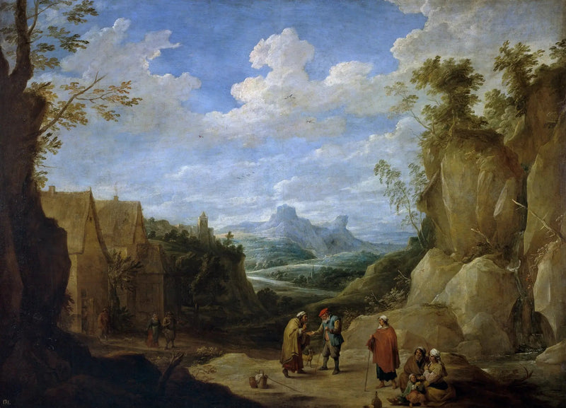 Landskab med gitaner - David Teniers den Yngre