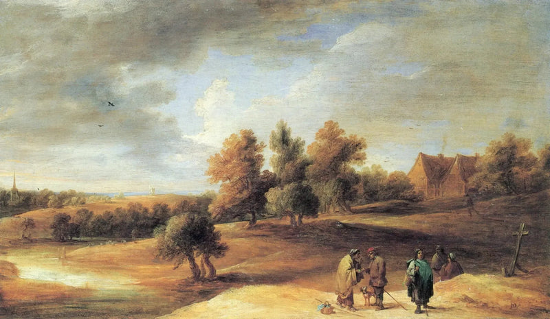 Landskab med sigøjnere - David Teniers den Yngre