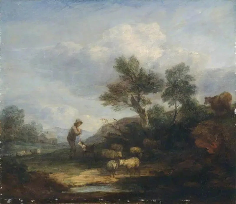 Landskab med får - Thomas Gainsborough