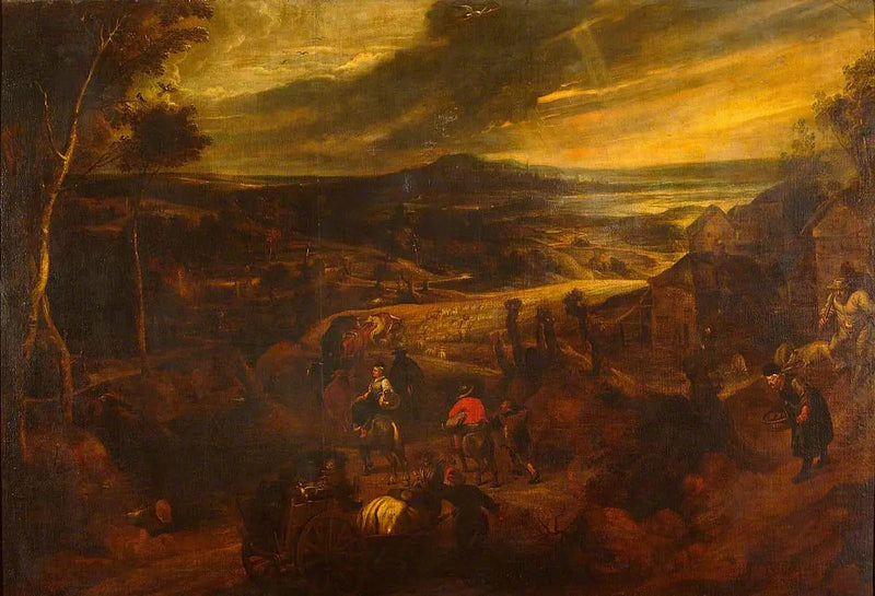 Landskab med bønder - Peter Paul Rubens