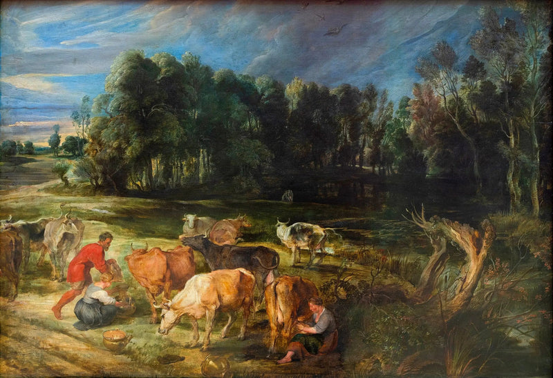 Landskab med kvæg - Peter Paul Rubens