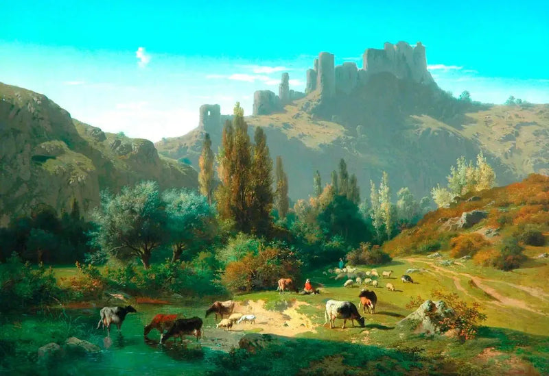 Landskab med kvæg - Rosa Bonheur