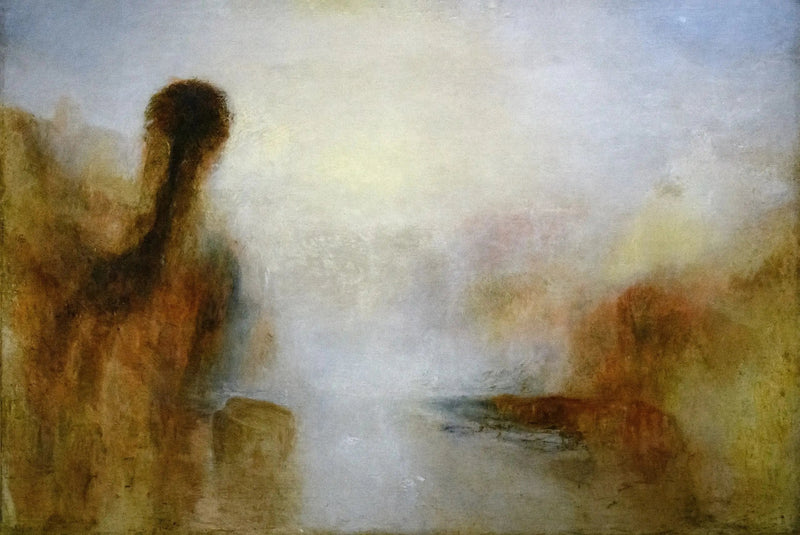 Landskab med vand - J. M. W. Turner