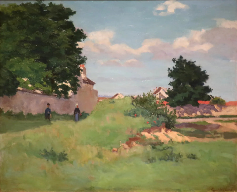 Landskab med figurer - Armand Guillaumin