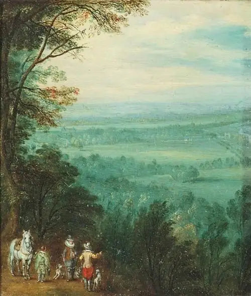 Landskab med figurer - David Teniers den Yngre