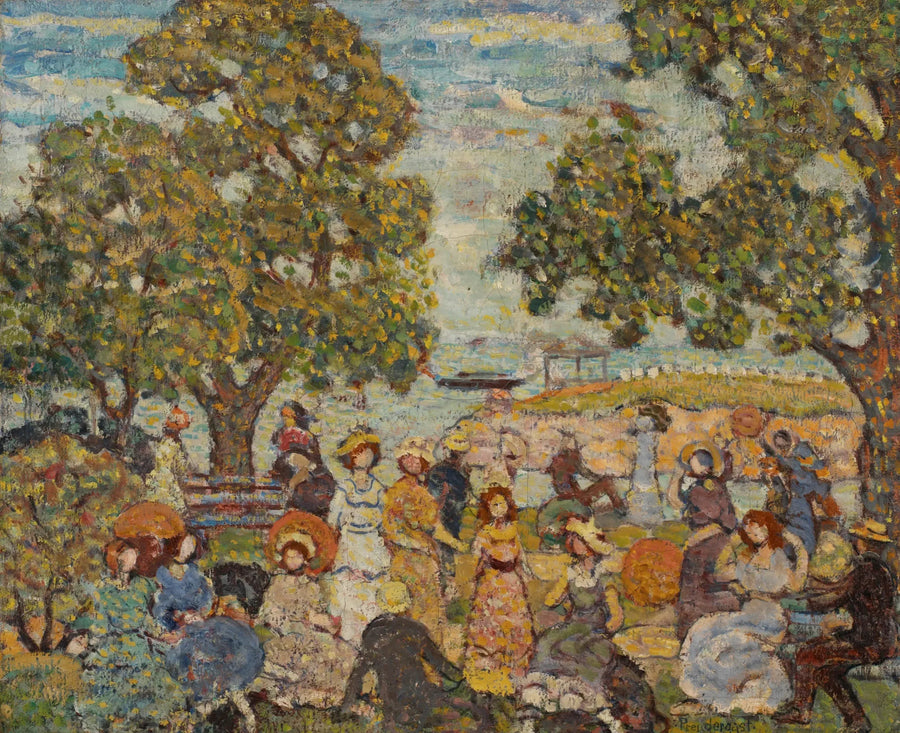 Landskab med figurer - Maurice Prendergast