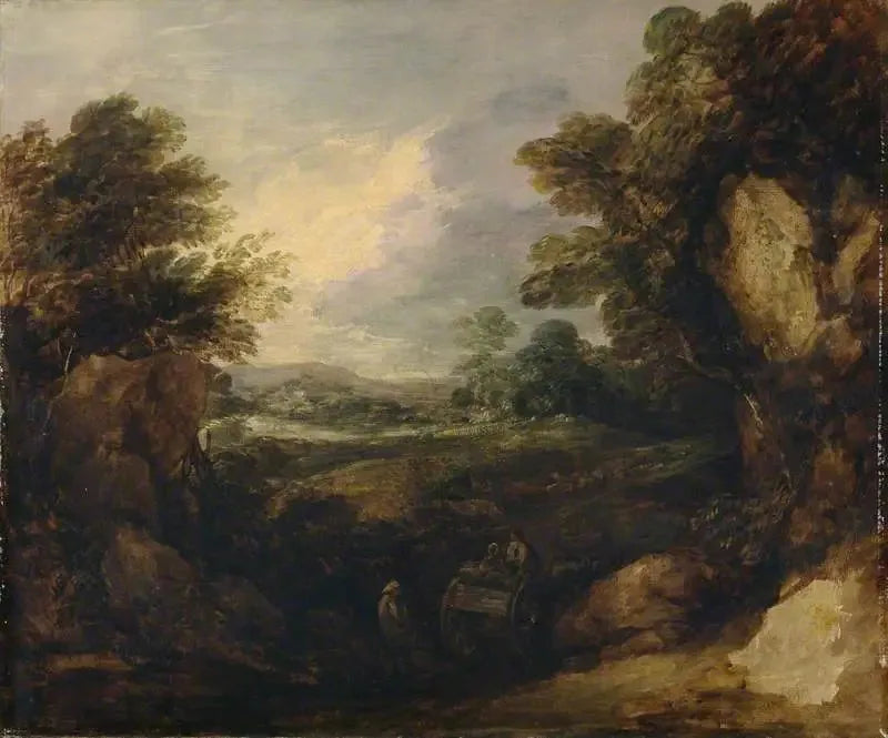 Landskab med figurer - Thomas Gainsborough