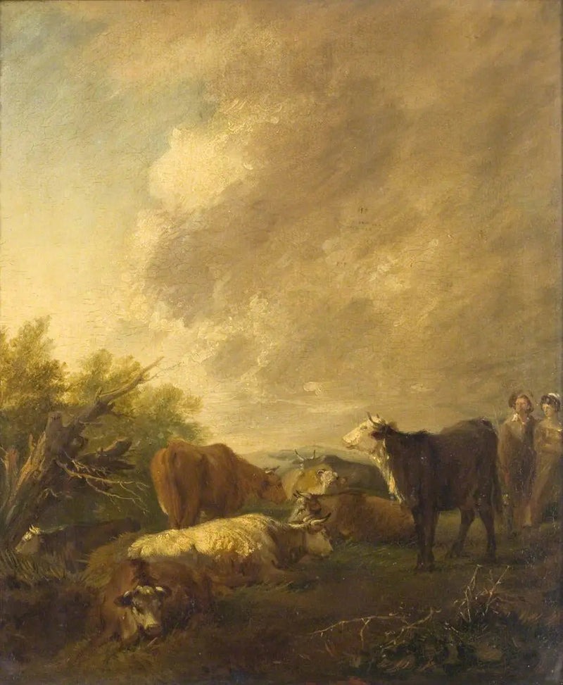 Landskab med figurer - Thomas Gainsborough
