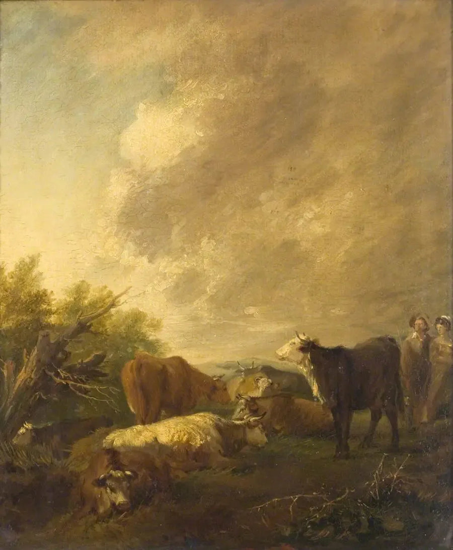 Landskab med figurer - Thomas Gainsborough