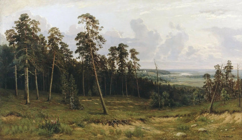 Landskab med skov - Ivan Chichkine