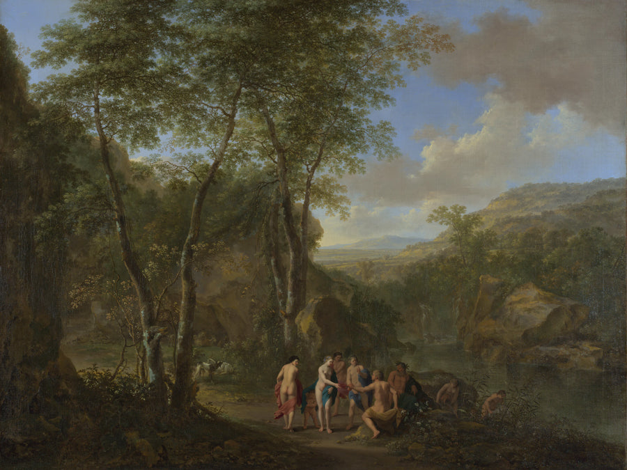 Paysage avec le jugement de Pâris - Cornelis van Poelenburgh