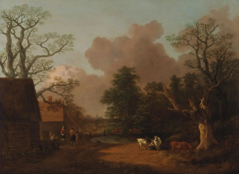 Landskab med malkerske - Thomas Gainsborough