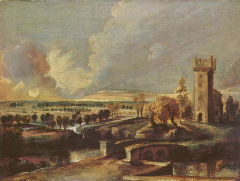 Landskab med slottårnet « Steen » - Peter Paul Rubens
