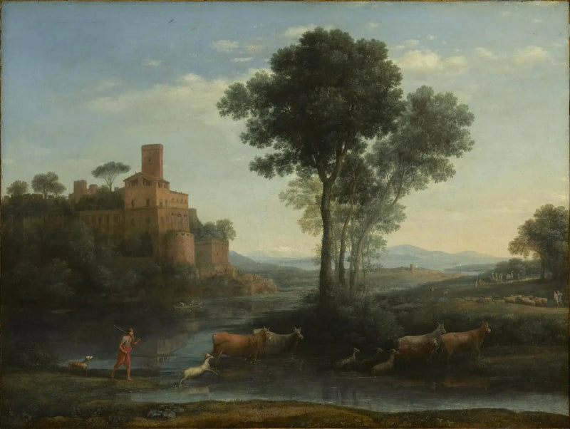 Landskab med Jakobs rejse - Claude Lorrain
