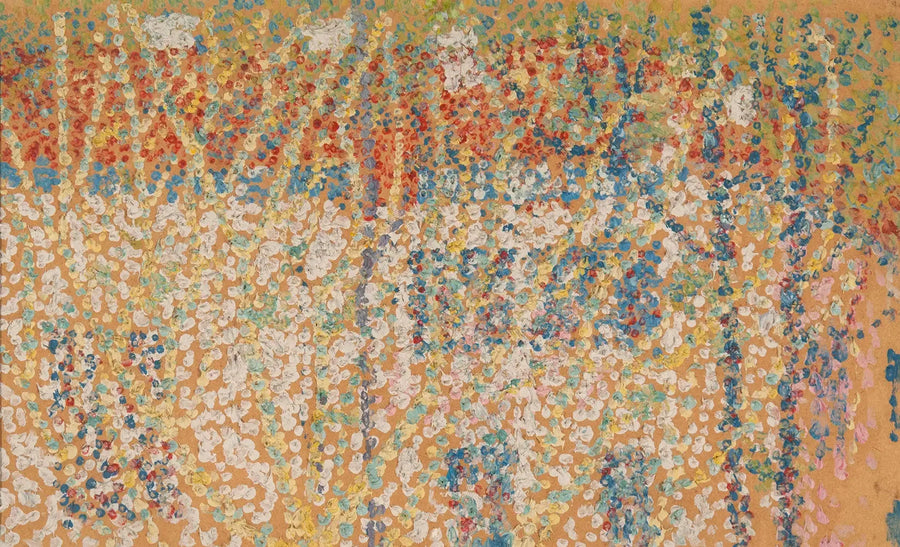 Landskab med rødt hus - Kazimir Malevich