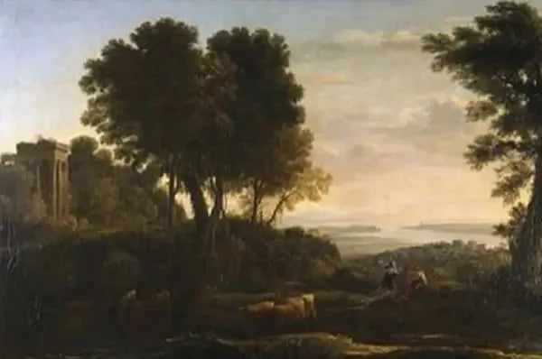 Landskab med Merkur og Battus - Claude Lorrain