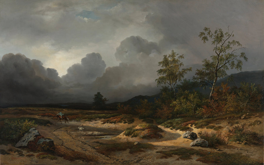 Paysage avec un orage qui approche - Willem Roelofs