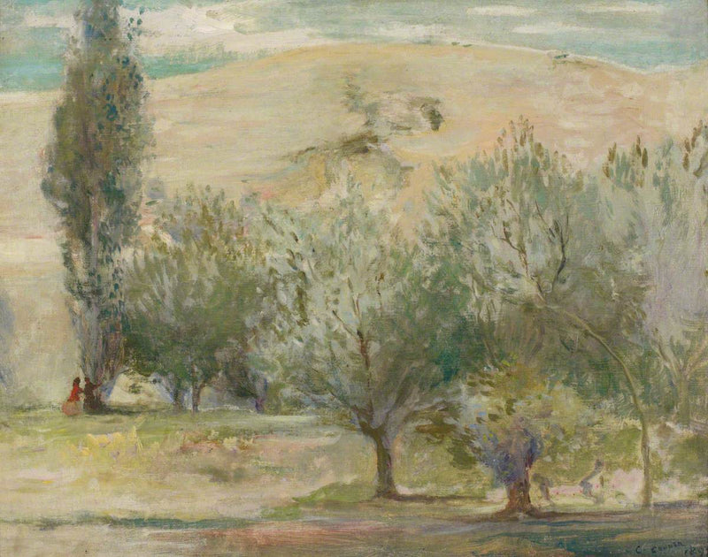 Landskab med personer - Charles Conder