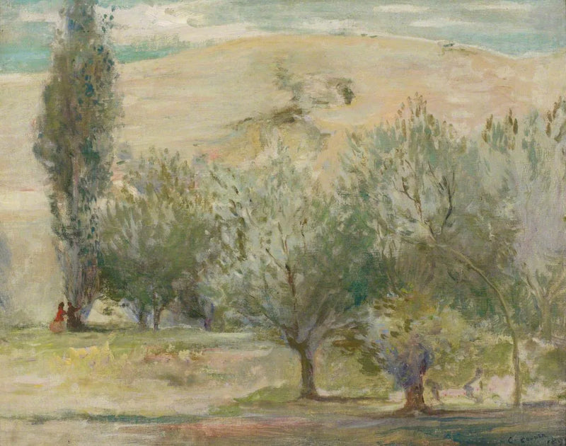 Landskab med personer - Charles Conder