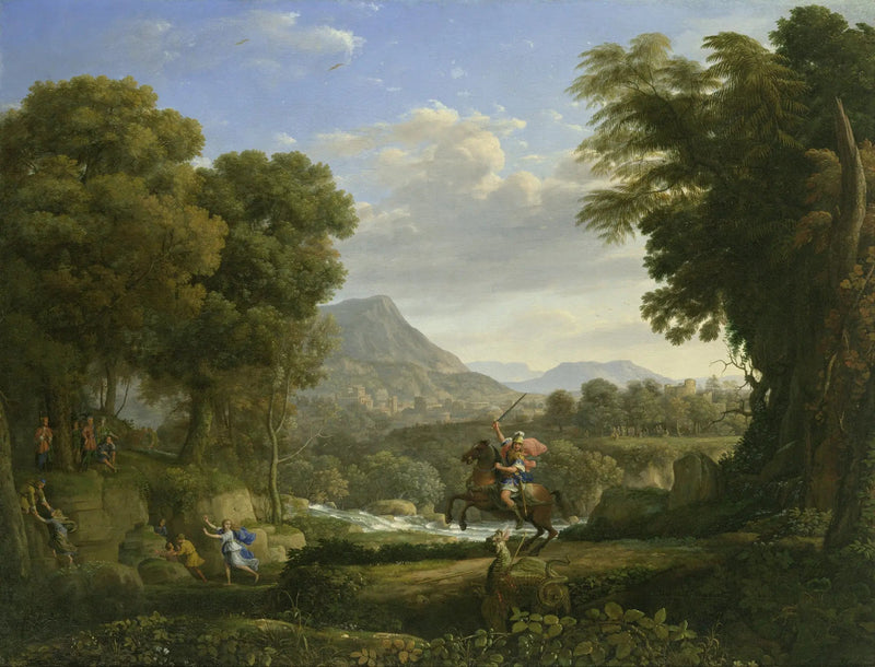 Landskab med Sankt Georg og Dragen - Claude Lorrain