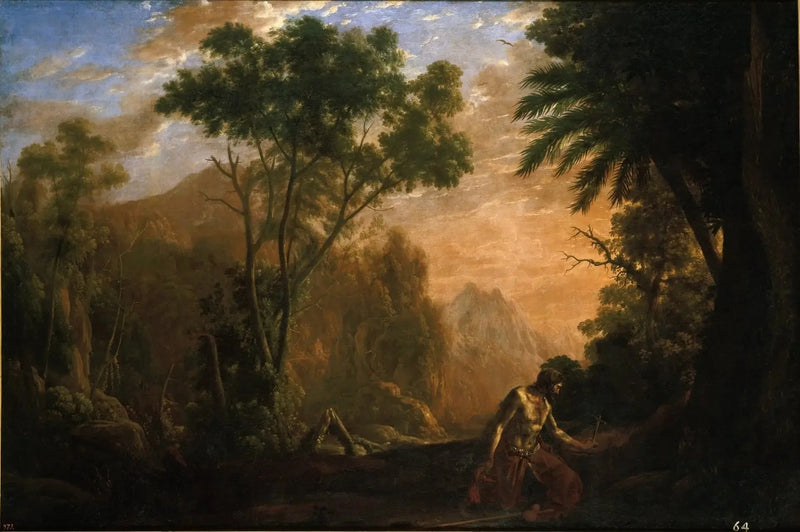 Landskab med Sankt Onuphrius - Claude Lorrain