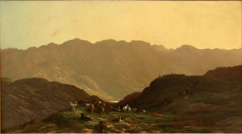 Landskab med kvægflok - Gustave Doré