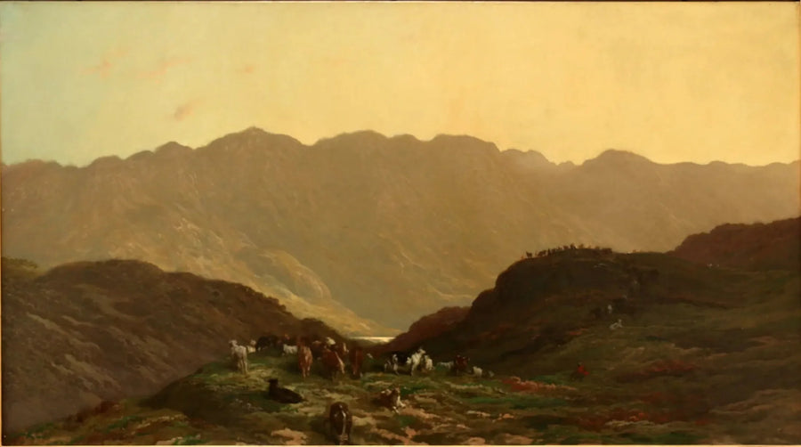 Landskab med kvægflok - Gustave Doré